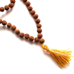 Japamala com sementes de Rudraksha